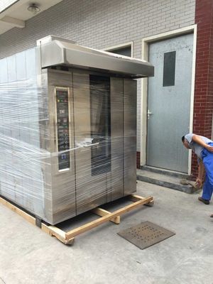 32 печь подноса используемая 380v электрическая роторная с полной нержавеющей сталью